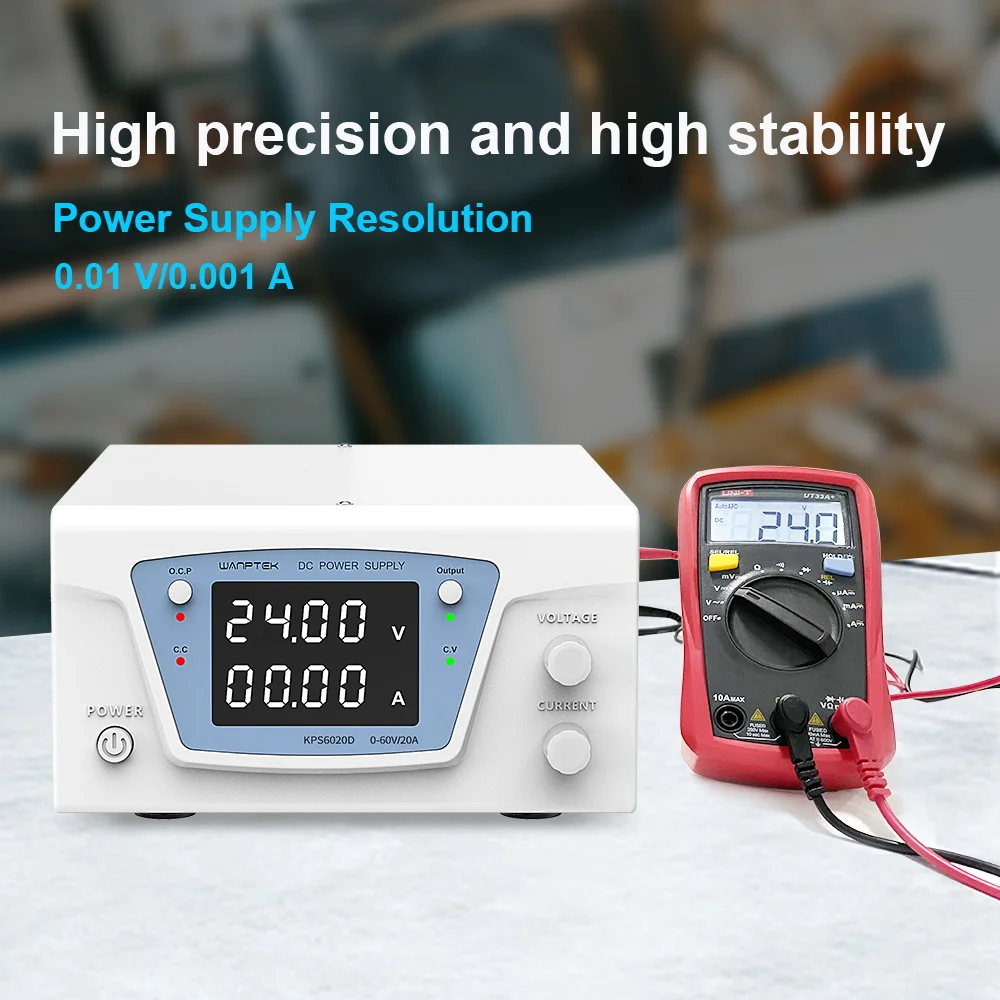Wanptek RS485/RS232 laboratoir - Programmable Dc Power Supply 60V 10A avis et prix